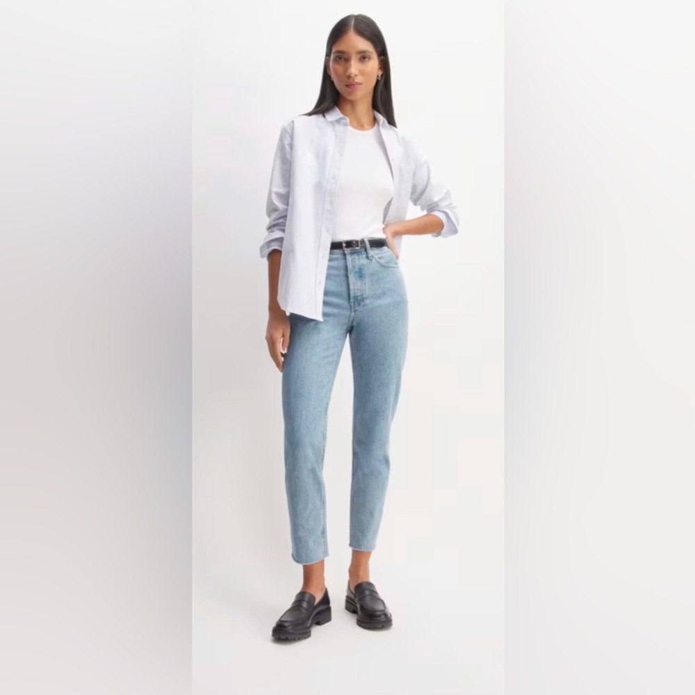 Everlane Women’s The ’90s Cheeky Jeans High Waist, Organic Cotton - Picture 1 of 10